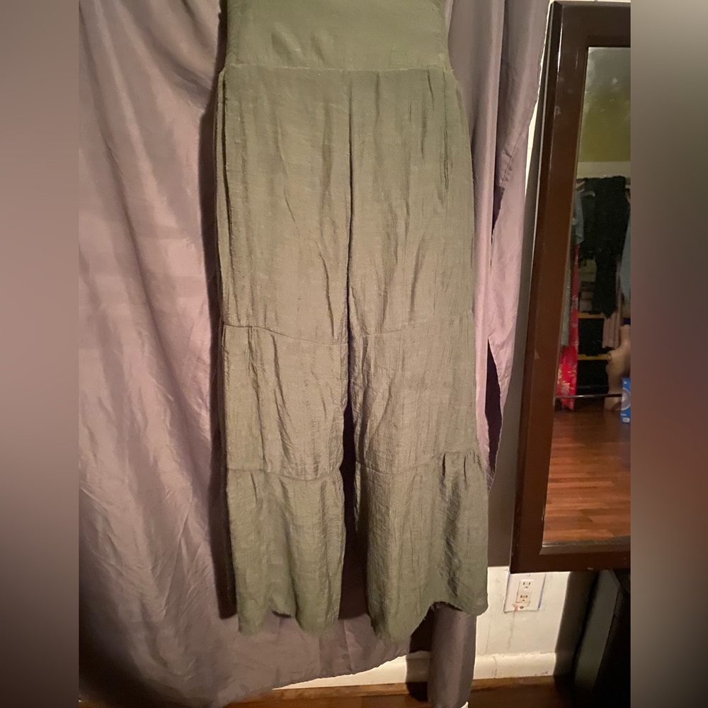 Nanette Lepore Olive Wide-Leg Pants